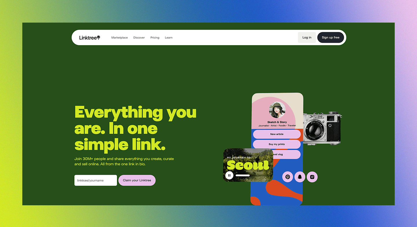Risorse social 2023 Linktree